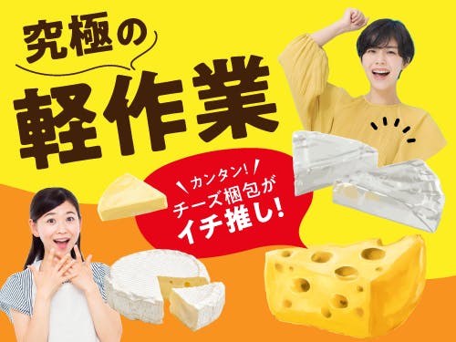チーズを包む軽作業/日勤 <<AK-3902-04-JP>>