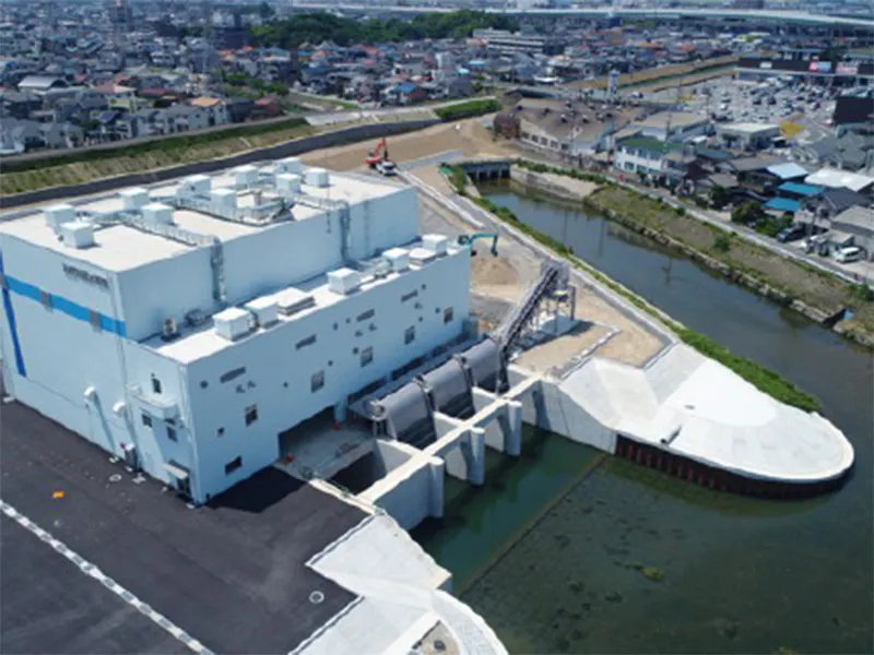 排水機場による床上浸水対策
