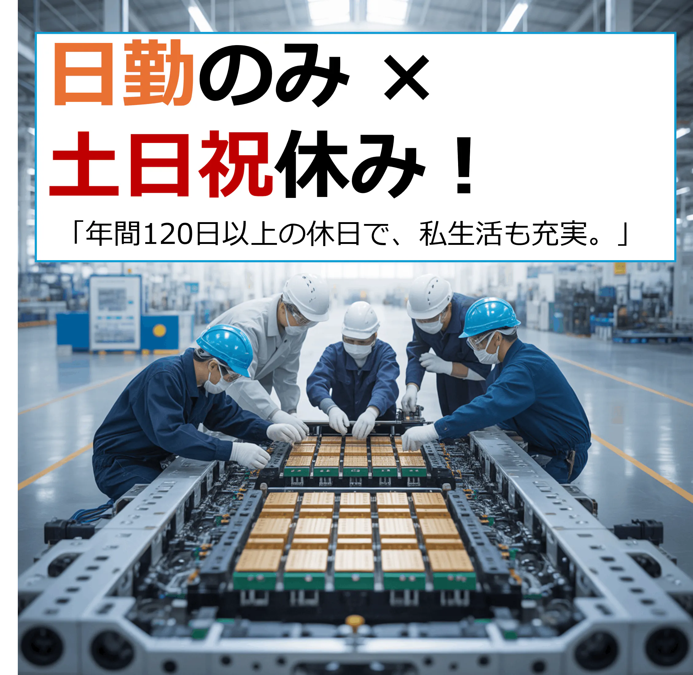【日勤のみ】【３ヶ月後、正社員】エアコン完備のクリーンルームで半導体製造装置を一般的な工具を使用しての作業