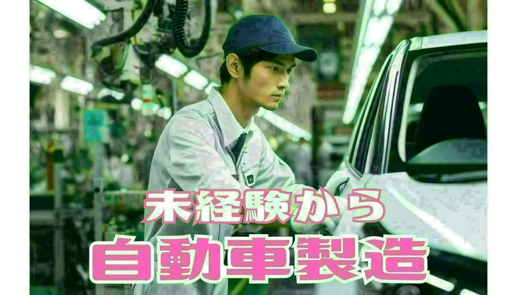 20代～30代活躍中！時給1,850円の自動車製造！【即入寮OK】＆【即入社OK】