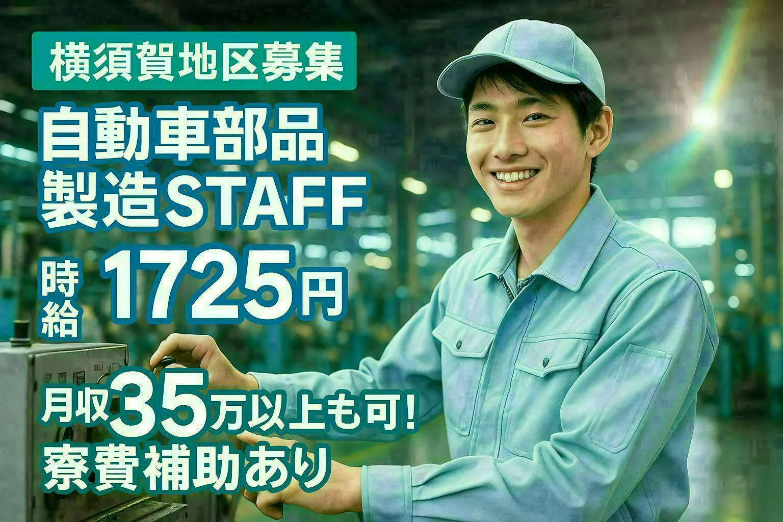 【寮費補助あり】自動車製造工場ピッキングライン！高時給