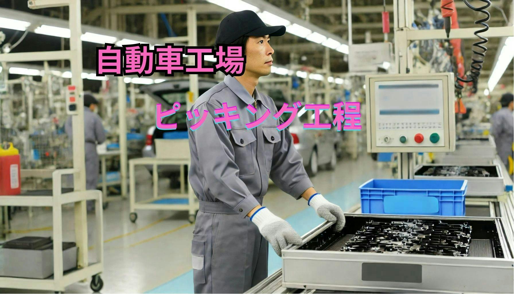 ≪寮無料・月収35万円・派遣社員≫自動車系工場での組立・機械操作...