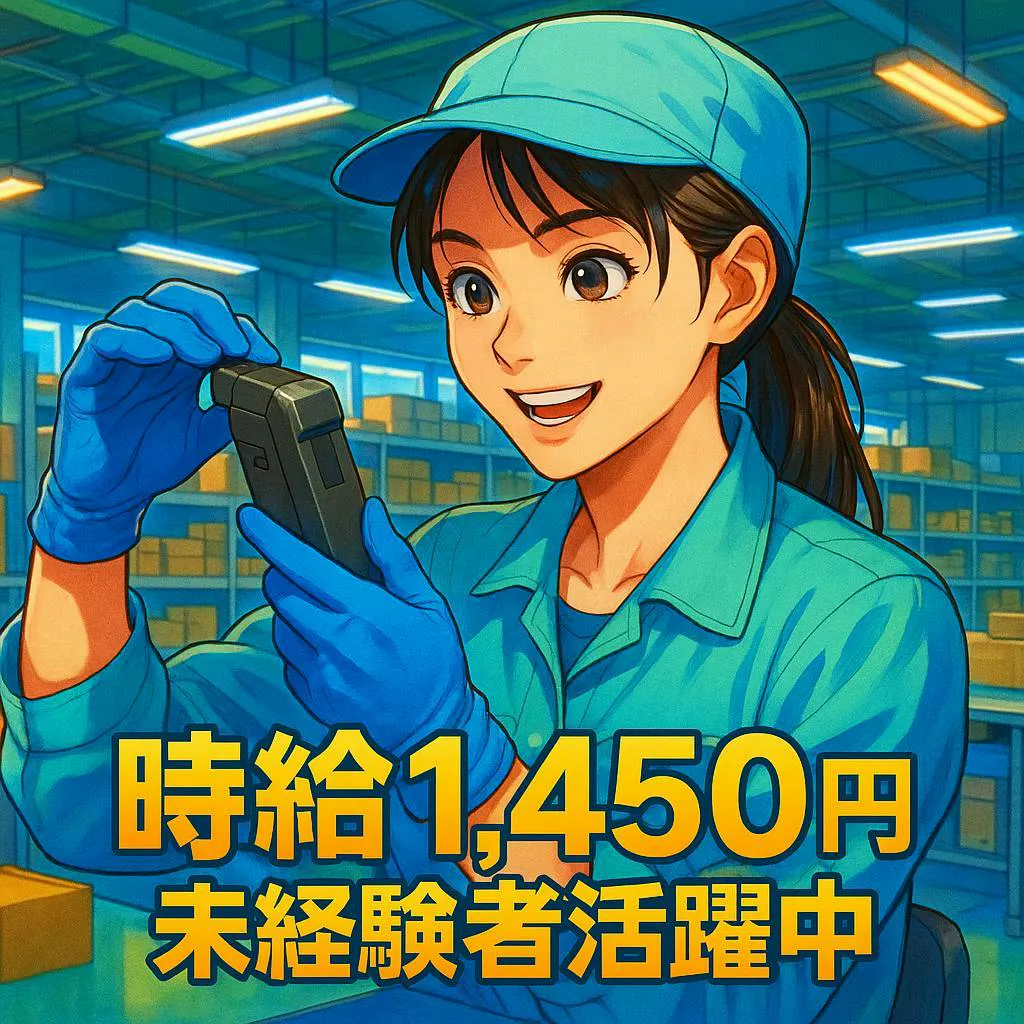 ✅定時退社でも月収22万以上✅未経験活躍中の検査業務