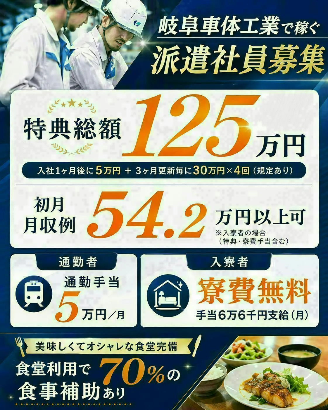 ≪寮無料・月収54万円・派遣社員≫自動車系工場での機械操作・製造...