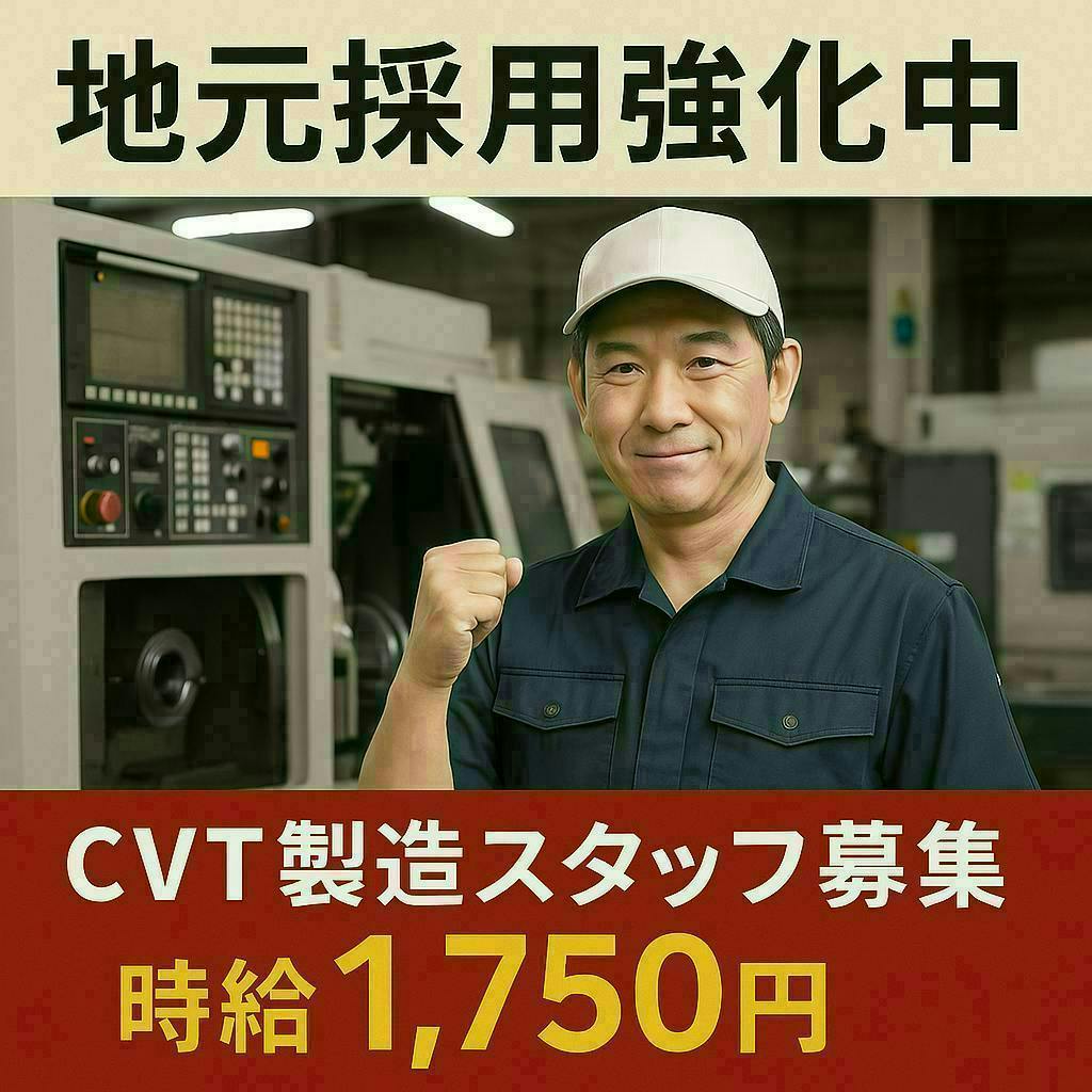 ≪月収37万円・派遣社員≫自動車系工場での機械操作・製造オペレー...