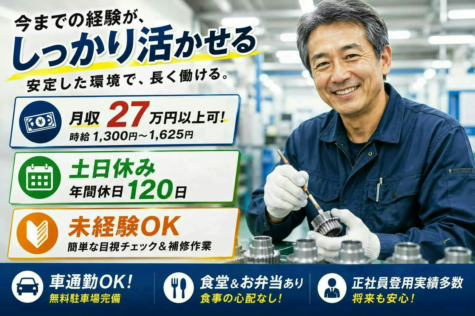※寮無し！総社市│機械オペレーター│二交替勤務│初心者歓迎！