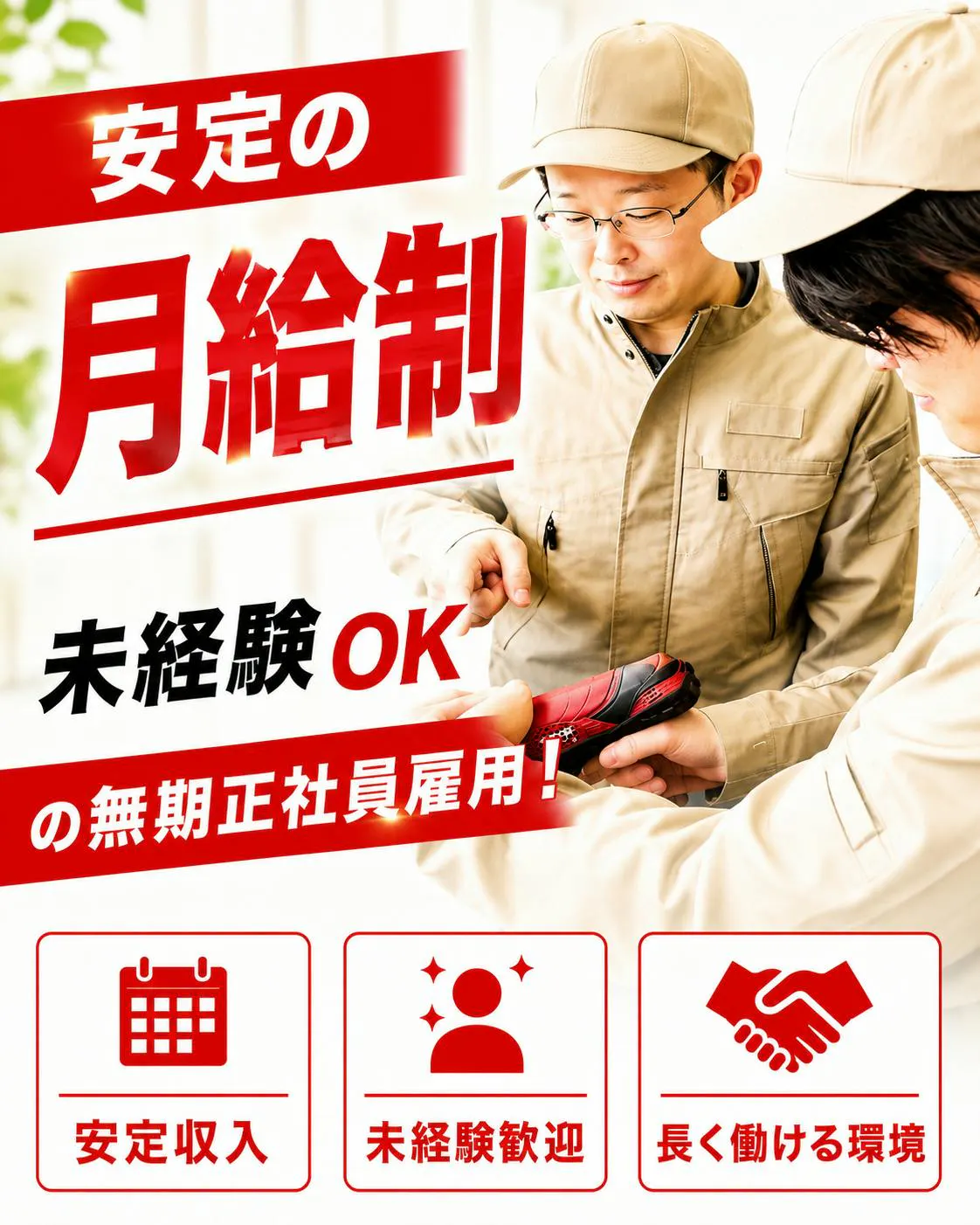 ≪寮無料・月収27万円・正社員≫機械系工場での組立・加工・プレス 日勤