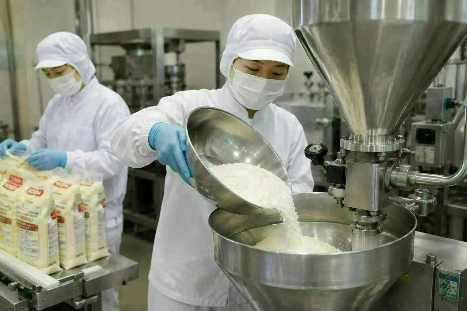 【福岡市東区】ミックス粉の製造補助｜未経験歓迎・土日休み岡市東区】ミックス粉の製造補助｜時給1300円・日勤・土日休み