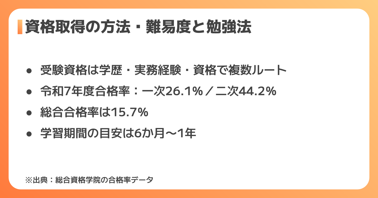 建築設備士資格の取得方法・難易度と勉強法