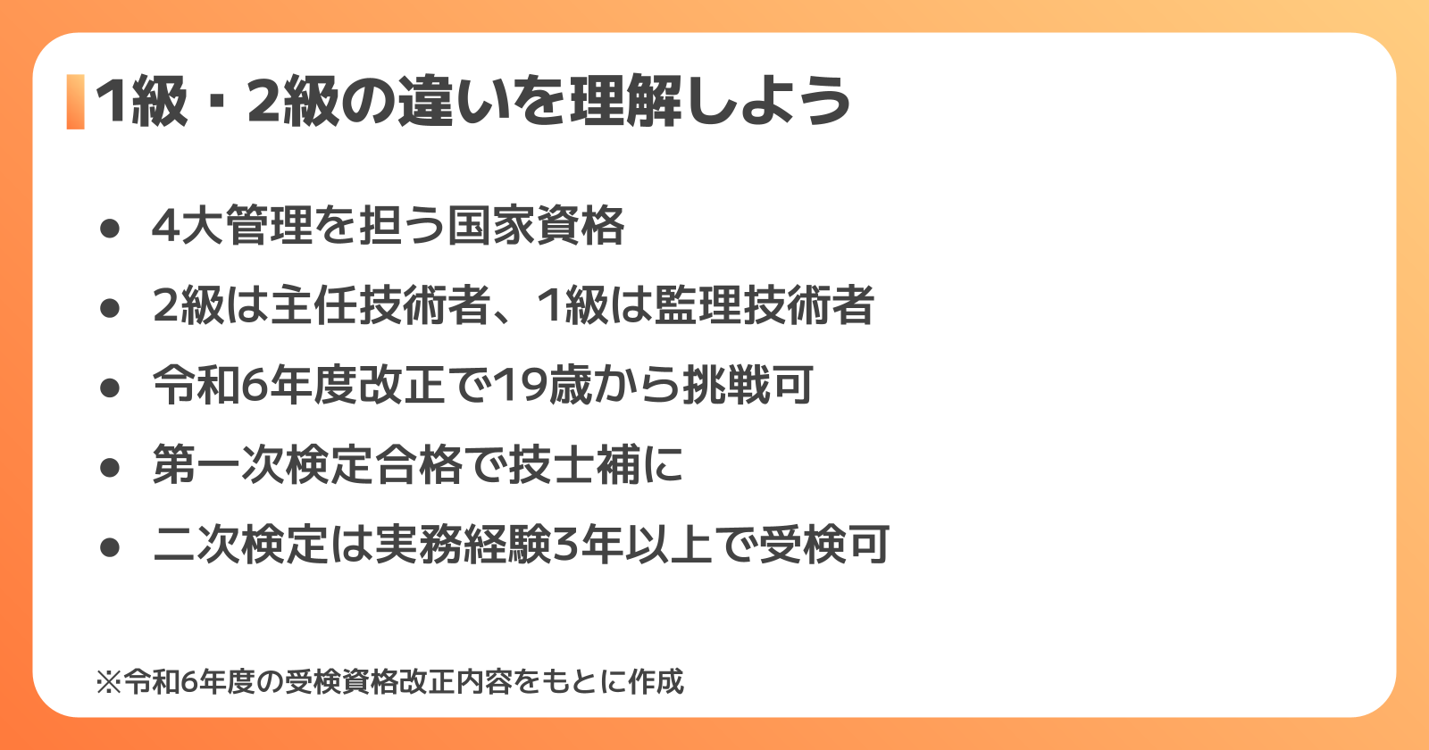 土木施工管理技士とは？1級・2級の違いとできる仕事