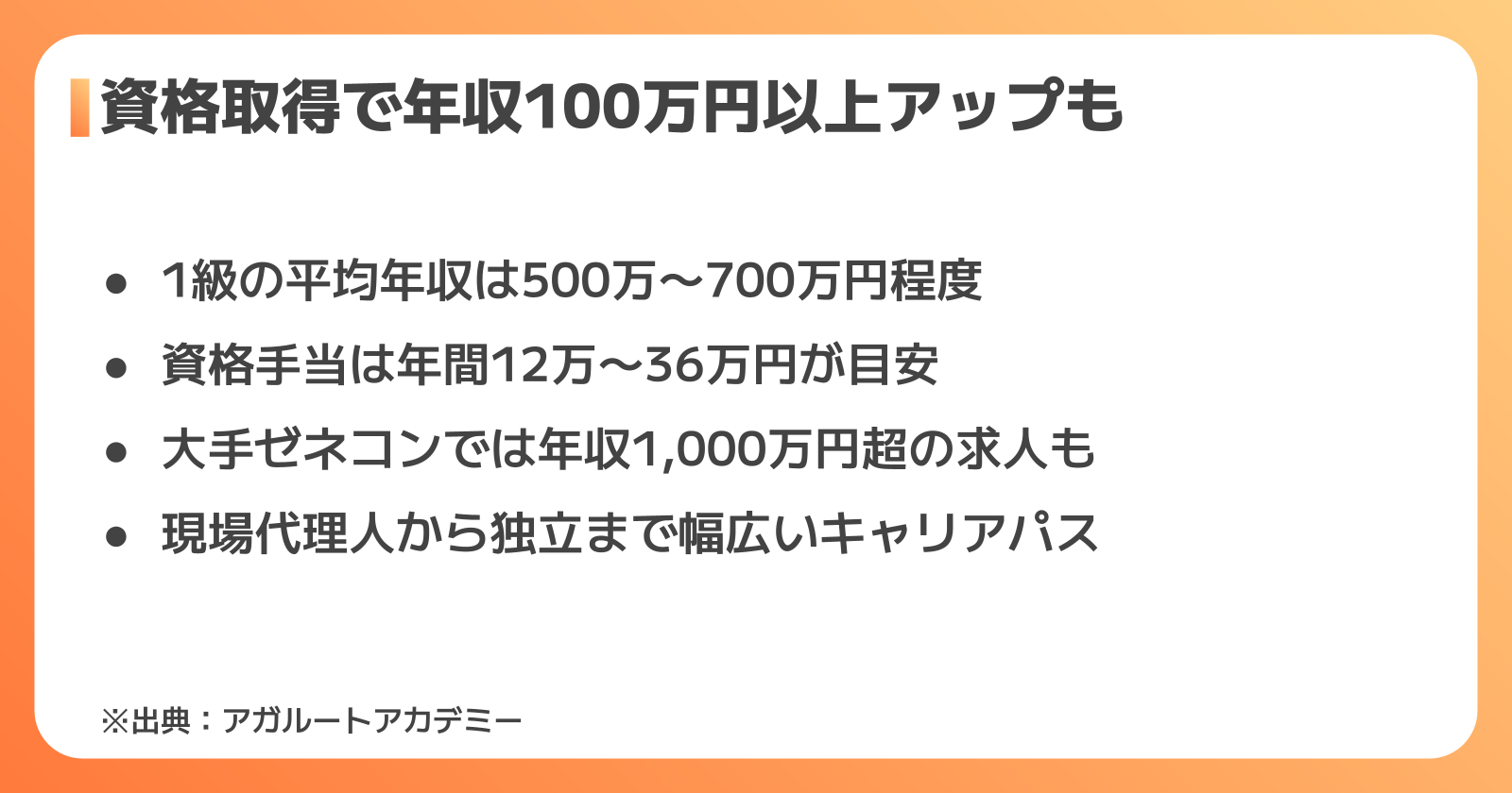 資格取得後のキャリアと年収