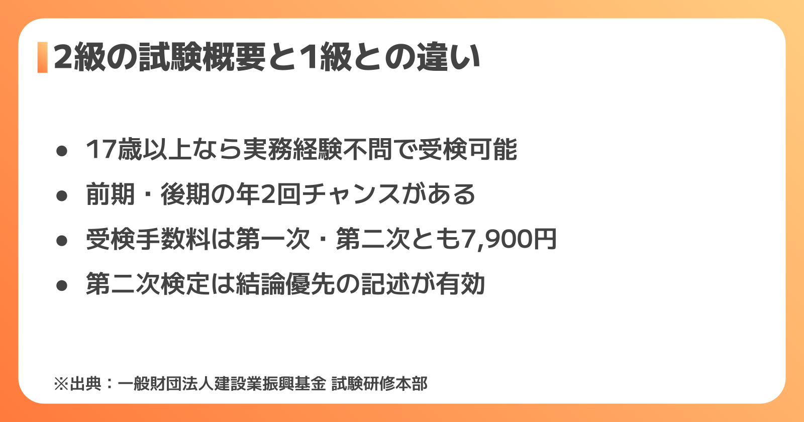 2級電気工事施工管理技士の過去問と出題傾向