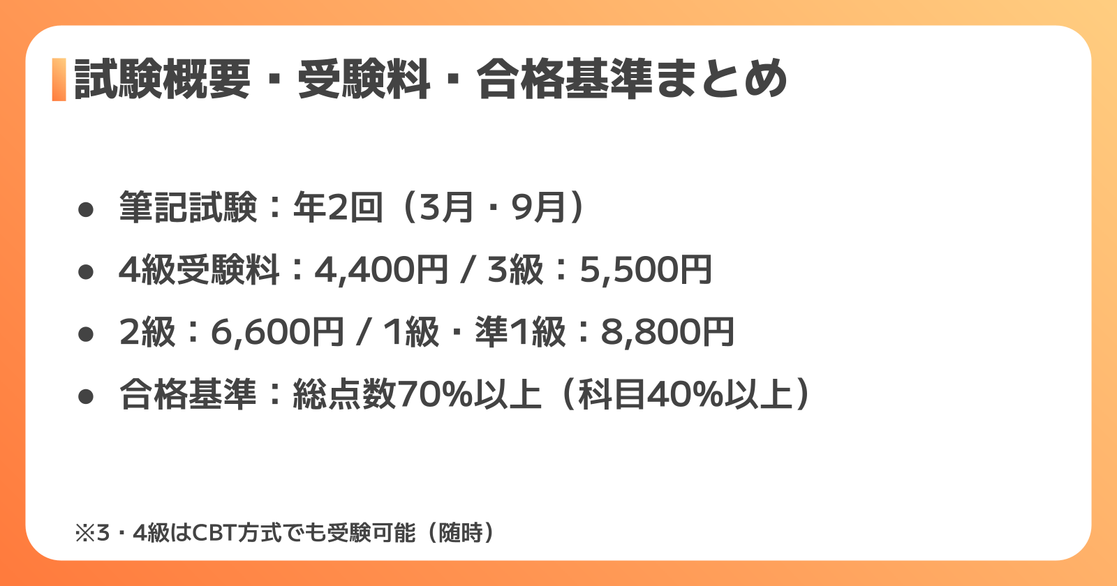 QC検定の試験概要・受験方法