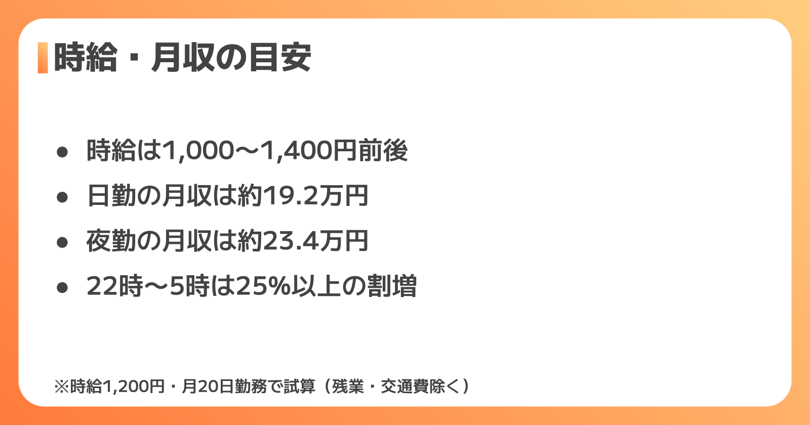 弁当工場の派遣の時給・シフト・月収の目安