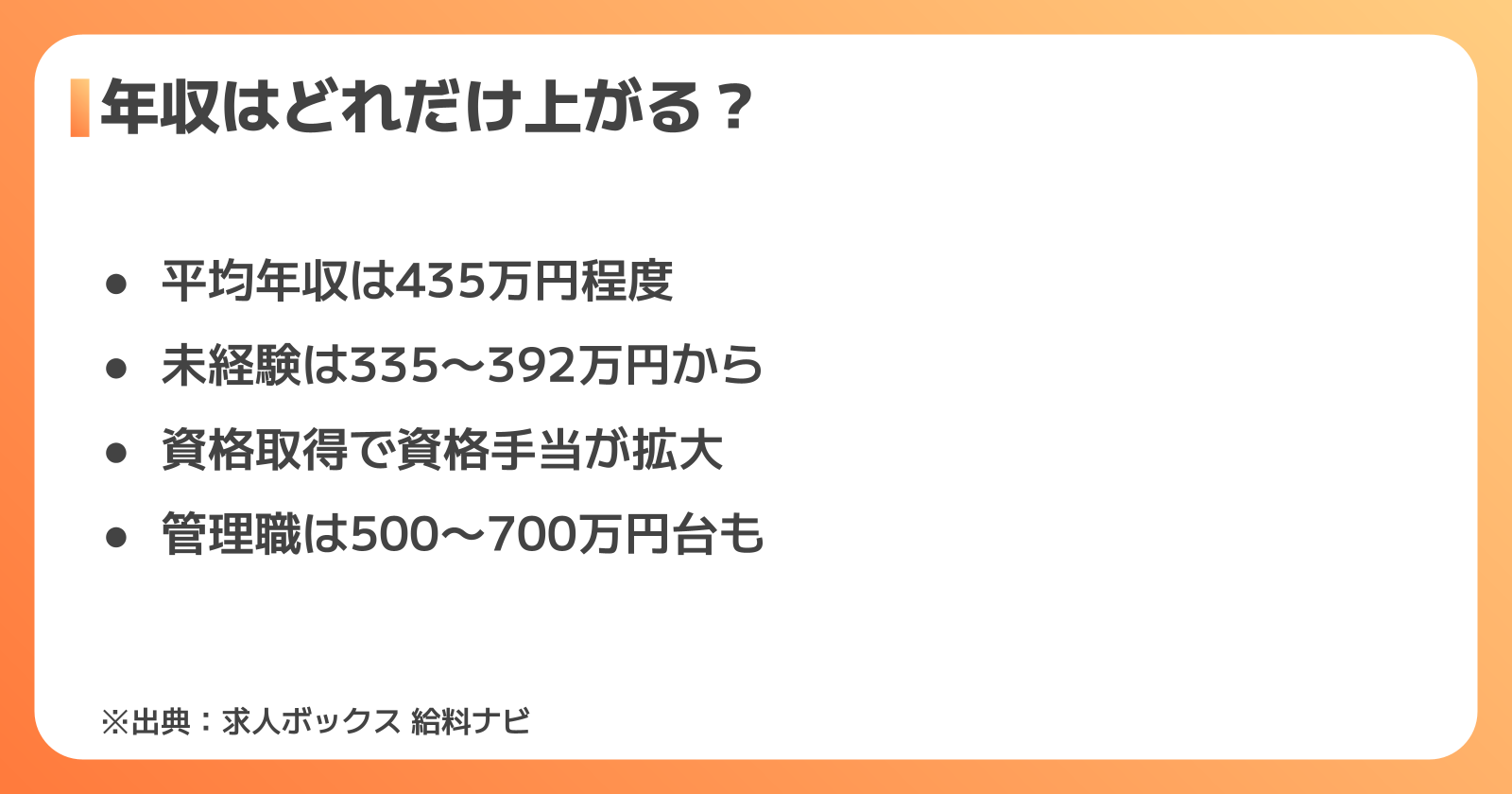 設備保全のキャリアアップと年収の関係