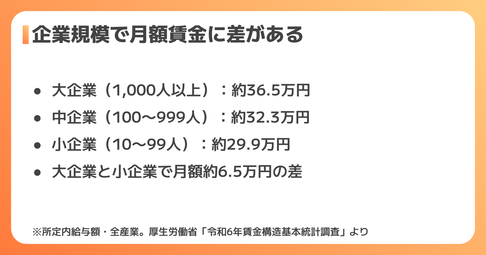 中小製造業は本当にきつい?大企業との違いを数字で確認
